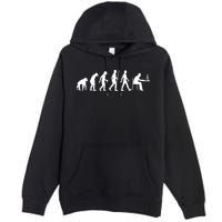 Evolution Of Man Computer Programmer Funny Geek Lover IT Premium Pullover Hoodie