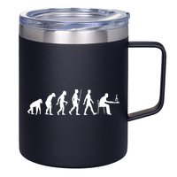 Evolution Of Man Computer Programmer Funny Geek Lover IT 12oz Stainless Steel Coffee Mug