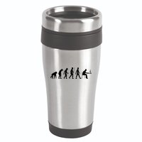 Evolution Of Man Computer Programmer Funny Geek Lover IT 16oz Travel Tumbler