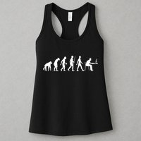 Evolution Of Man Computer Programmer Funny Geek Lover IT Womens Tank Top