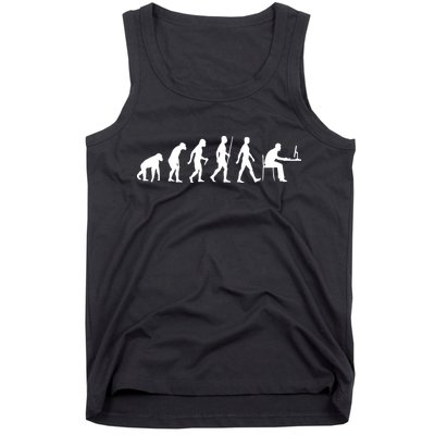 Evolution Of Man Computer Programmer Funny Geek Lover IT Tank Top