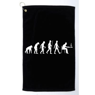 Evolution Of Man Computer Programmer Funny Geek Lover IT Golf Towel