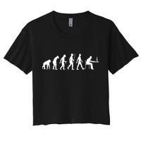 Evolution Of Man Computer Programmer Funny Geek Lover IT Crop Top