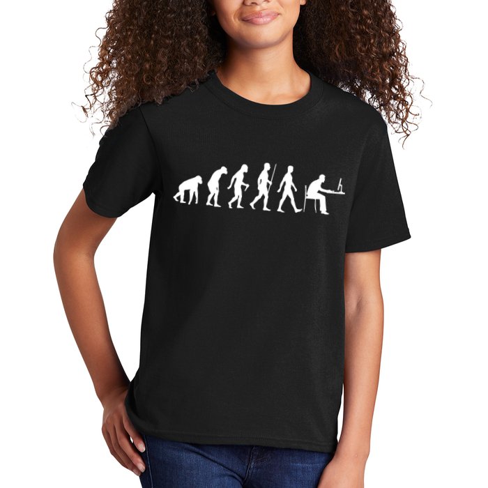 Evolution Of Man Computer Programmer Funny Geek Lover IT Kids T-Shirt