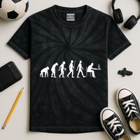 Evolution Of Man Computer Programmer Funny Geek Lover IT Kids Tie-Dye T-Shirt