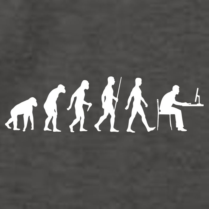 Evolution Of Man Computer Programmer Funny Geek Lover IT Vector Backpack