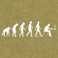 Evolution Of Man Computer Programmer Funny Geek Lover IT Garment-Dyed Women's Muscle Tee