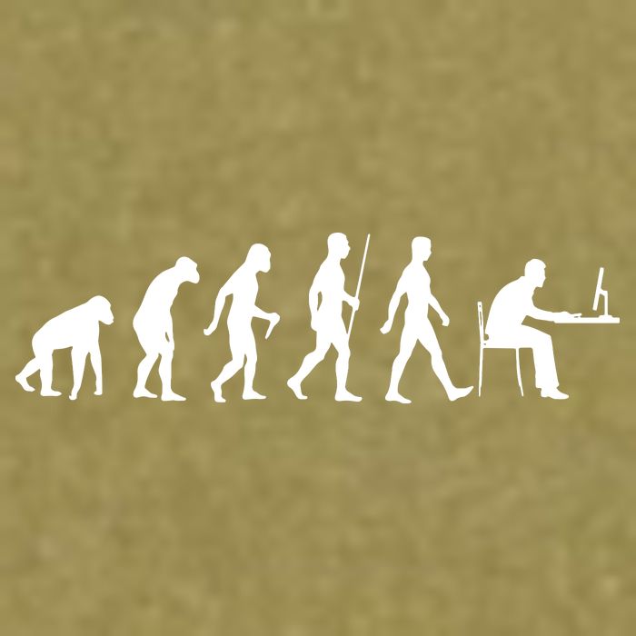 Evolution Of Man Computer Programmer Funny Geek Lover IT Garment-Dyed Women's Muscle Tee