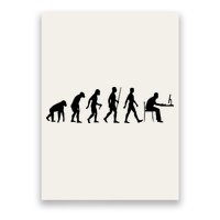 Evolution Of Man Computer Programmer Funny Geek Lover IT Poster
