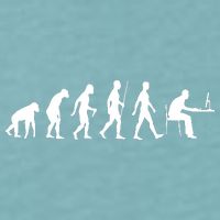 Evolution Of Man Computer Programmer Funny Geek Lover IT Sueded Cloud Jersey T-Shirt