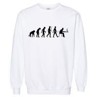 Evolution Of Man Computer Programmer Funny Geek Lover IT Garment-Dyed Sweatshirt