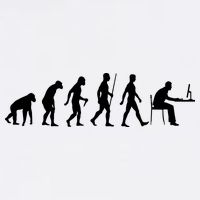 Evolution Of Man Computer Programmer Funny Geek Lover IT Garment-Dyed Sweatshirt