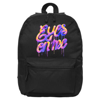 Eyes On Me Colorful 16 in Basic Backpack