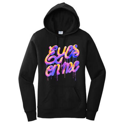 Eyes On Me Colorful Women's Pullover Hoodie