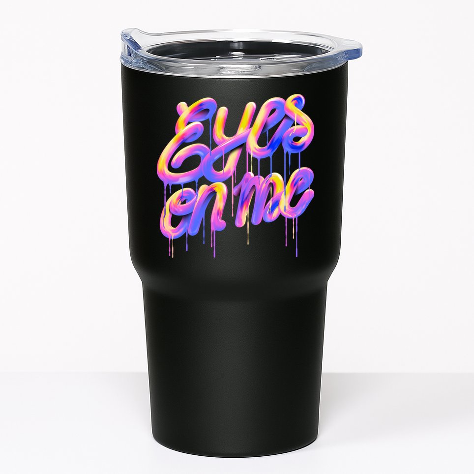 Eyes On Me Colorful Tumbler