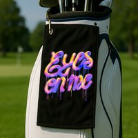 Eyes On Me Colorful Golf Towel