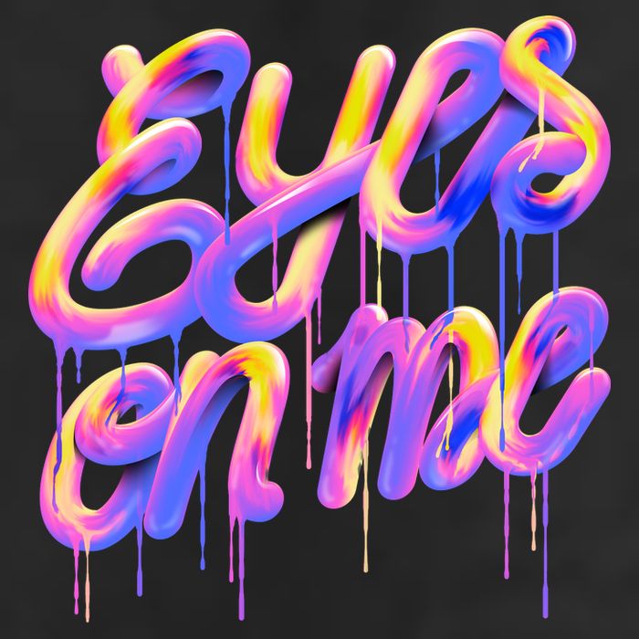 Eyes On Me Colorful Golf Towel