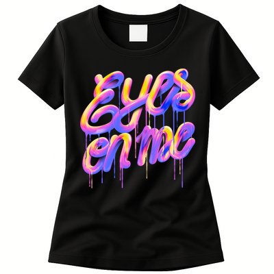 Eyes On Me Colorful Womens T-Shirt