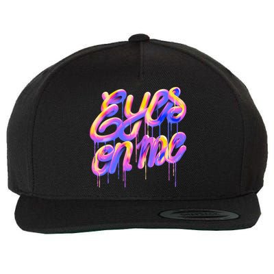 Eyes On Me Colorful Wool Snapback Cap