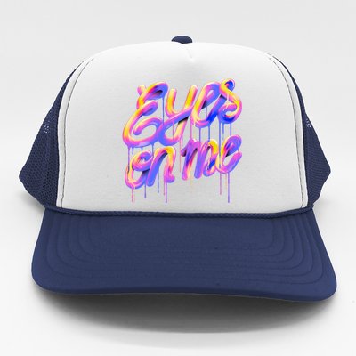 Eyes On Me Colorful Trucker Hat