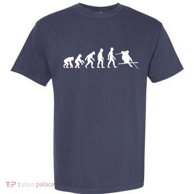 Evolution Of Man Skiing Garment-Dyed Heavyweight T-Shirt