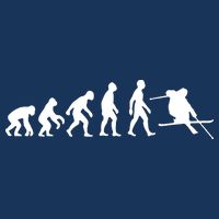 Evolution Of Man Skiing 16 in Basic Backpack