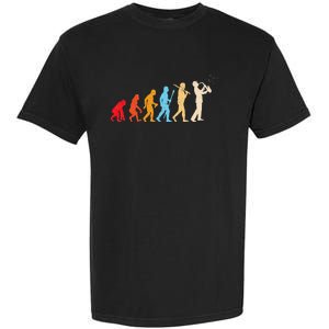 Evolution Of Man Retrostyle Saxophone Player Saxophonist Garment-Dyed Heavyweight T-Shirt