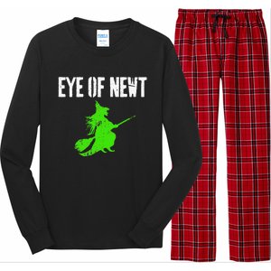 Eye Of Newt Halloween Witch Long Sleeve Pajama Set