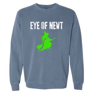 Eye Of Newt Halloween Witch Garment-Dyed Sweatshirt