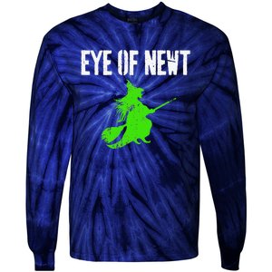 Eye Of Newt Halloween Witch Tie-Dye Long Sleeve Shirt