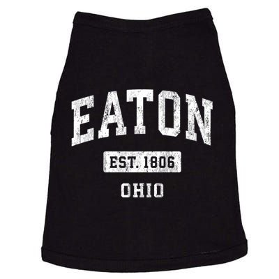 Eaton Ohio Oh Vintage Sports Doggie Tank