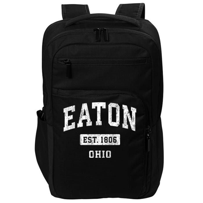 Eaton Ohio Oh Vintage Sports Impact Tech Backpack