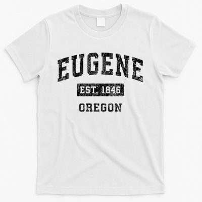 Eugene Oregon Or Vintage Established Sports T-Shirt