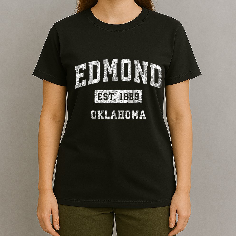 Edmond Oklahoma Ok Vintage Established Sports T-Shirt