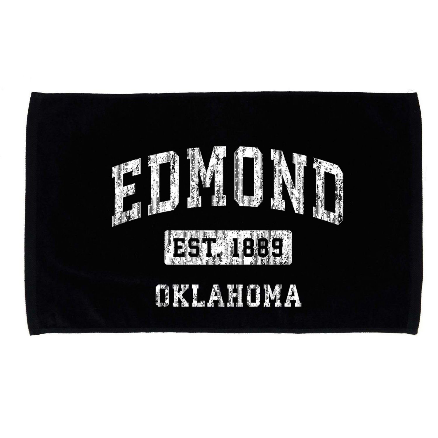 Edmond Oklahoma Ok Vintage Established Sports Microfiber Hand Towel