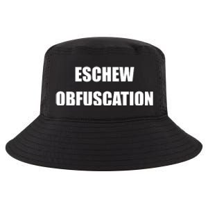 Eschew Obfuscation Obfuscate Funny Greek Sarcastic Cool Comfort Performance Bucket Hat