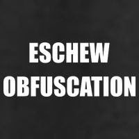 Eschew Obfuscation Obfuscate Funny Greek Sarcastic 7 Panel Mesh Trucker Snapback Hat