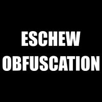 Eschew Obfuscation Obfuscate Funny Greek Sarcastic Daily Commute Backpack