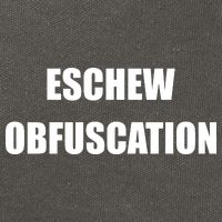 Eschew Obfuscation Obfuscate Funny Greek Sarcastic Cotton Canvas Backpack