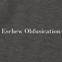 Eschew Obfuscation Obfuscate Classy Logo Vector Backpack