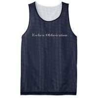 Eschew Obfuscation Obfuscate Classy Logo Mesh Reversible Basketball Jersey Tank