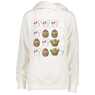 Easter Order Of Operations Quiz Math Teacher Easter Egg Hunt Funny Gift Womens Funnel Neck Pullover Hood