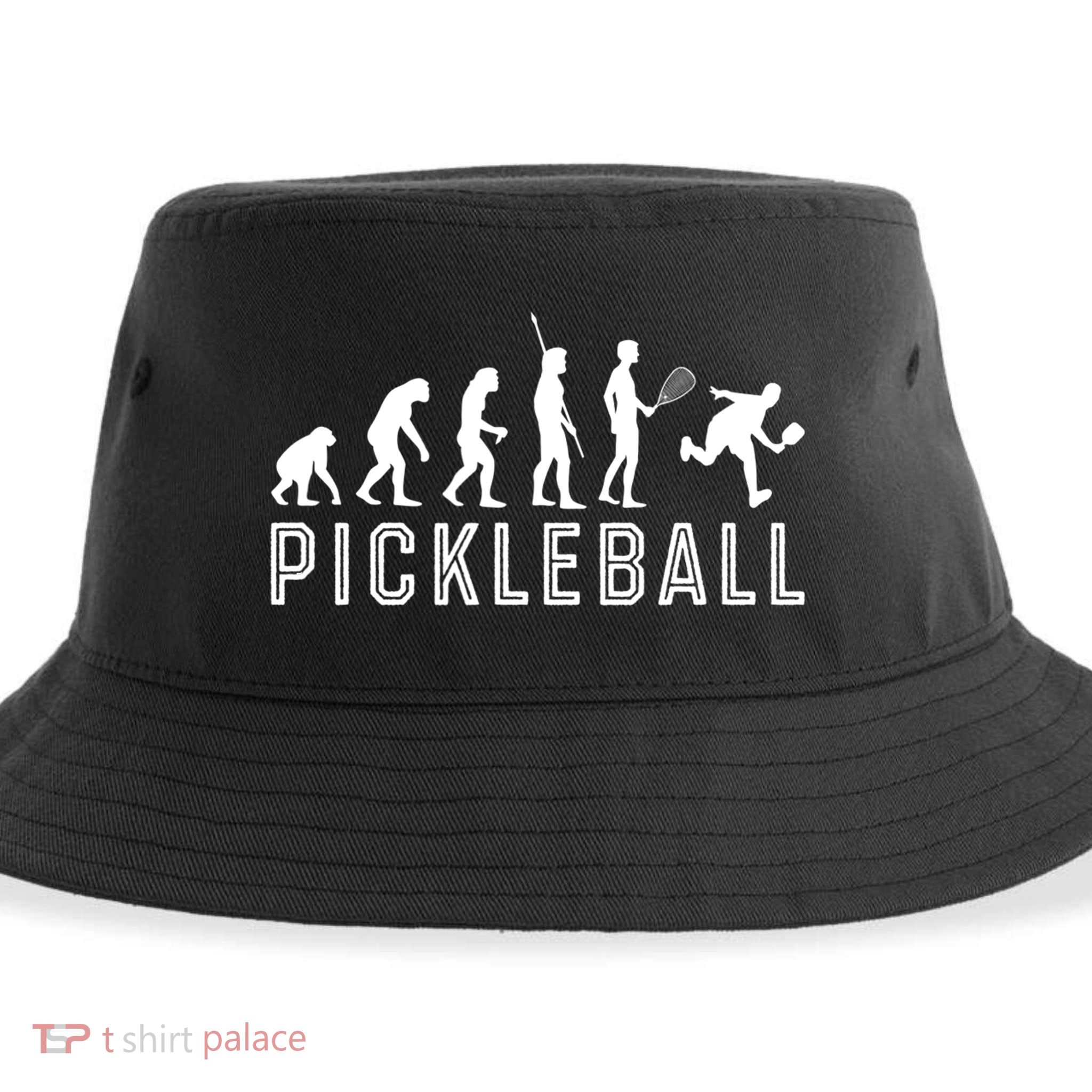 Evolution Of Pickleball TShirt Sustainable Bucket Hat