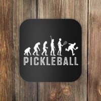 Evolution Of Pickleball TShirt Coaster