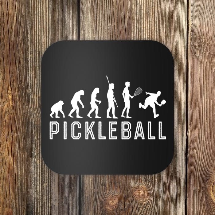 Evolution Of Pickleball TShirt Coaster