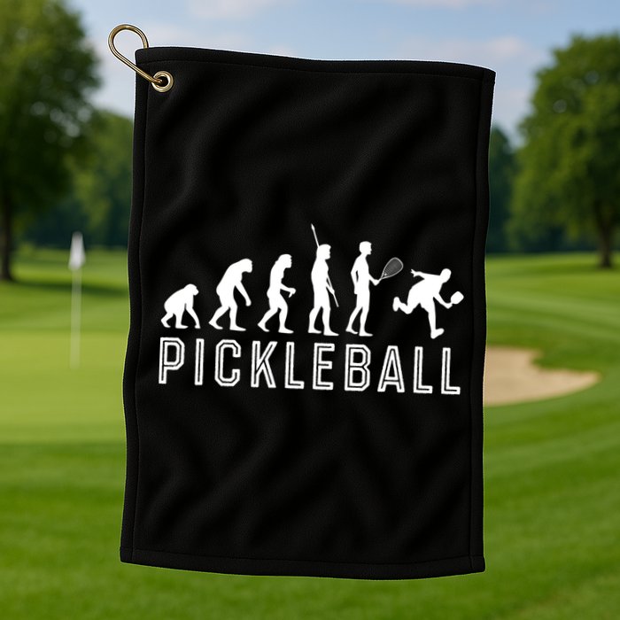 Evolution Of Pickleball TShirt Golf Towel