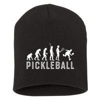 Evolution Of Pickleball TShirt Short Acrylic Beanie