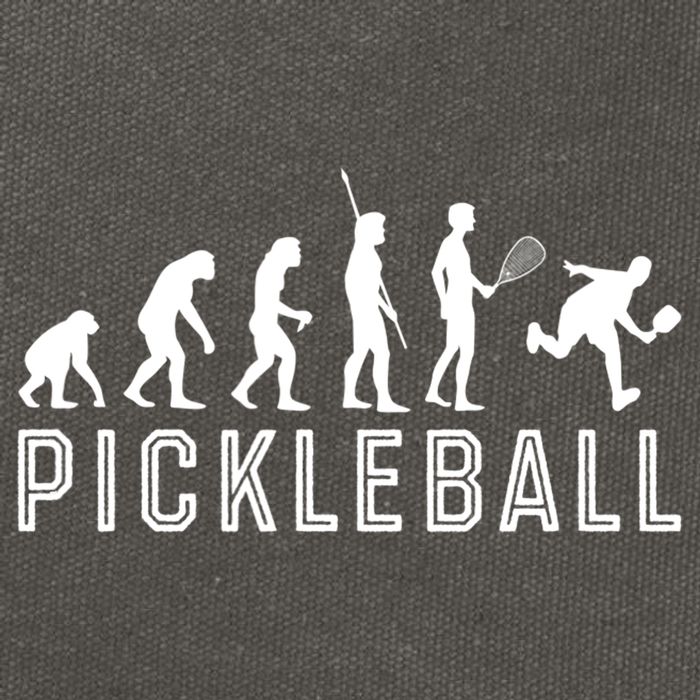 Evolution Of Pickleball TShirt Cotton Canvas Backpack