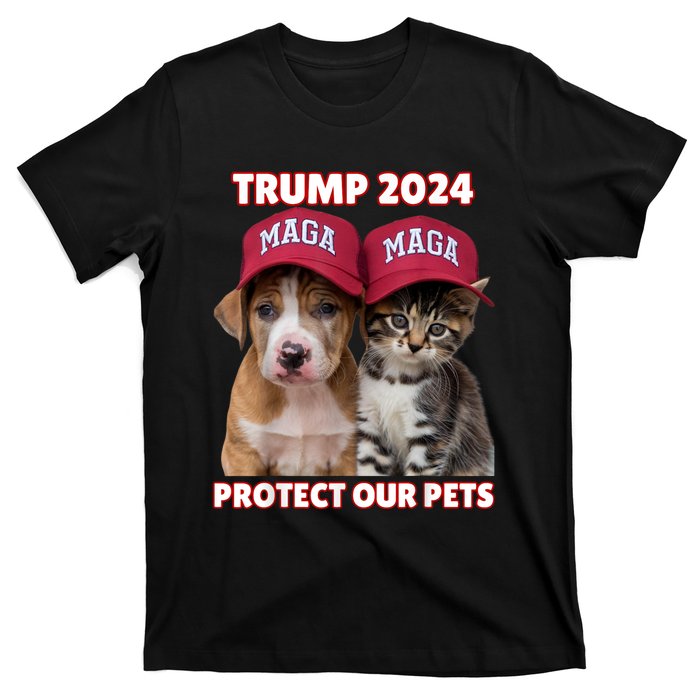 Eat Our Pets Cat Dog Maga T-Shirt