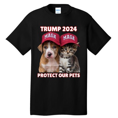 Eat Our Pets Cat Dog Maga Tall T-Shirt